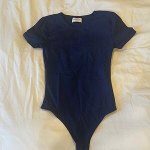 Aritizia contour navy bodysuit